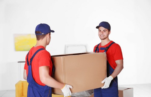 Careful handling of office furniture during a commercial relocation