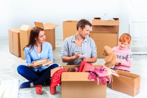 Removal team planning a move near Mayfair's central London streets