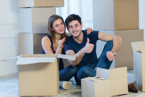 Residential moving support for a Mayfair apartment or townhouse