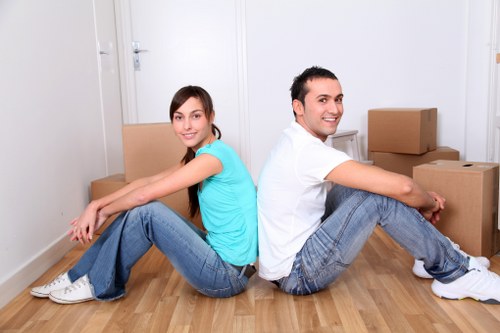 Grand piano being prepared for safe transport by trained movers