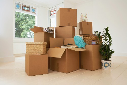 Office removals preparation in a Mayfair commercial property